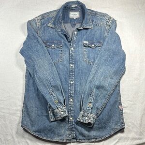 Guess Light Blue Denim Shirt